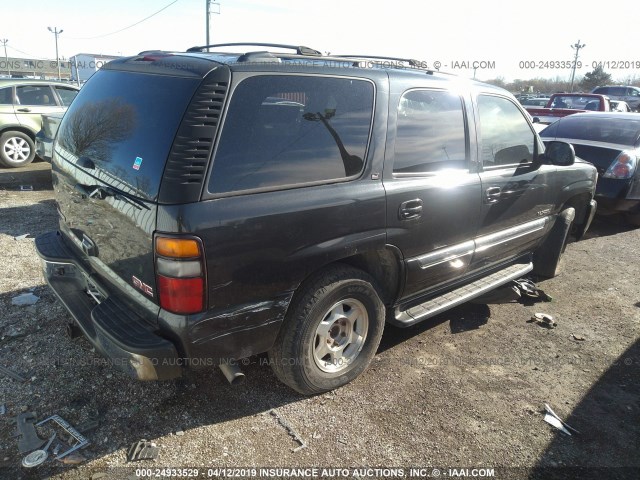 1GKEK13Z26J124276 - 2006 GMC YUKON BLACK photo 4