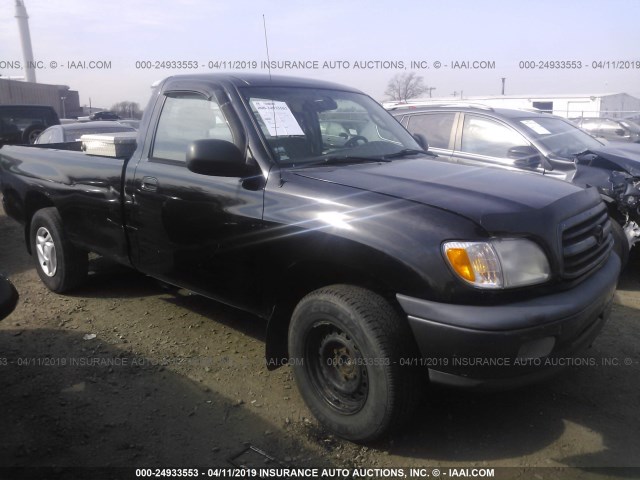 5TBJN3212YS113740 - 2000 TOYOTA TUNDRA BLACK photo 1