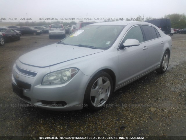 1G1ZD5E70AF220857 - 2010 CHEVROLET MALIBU 2LT GRAY photo 2