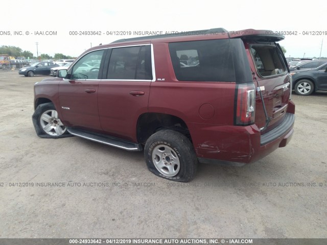 1GKS1AKC7GR415751 - 2016 GMC YUKON SLE MAROON photo 3