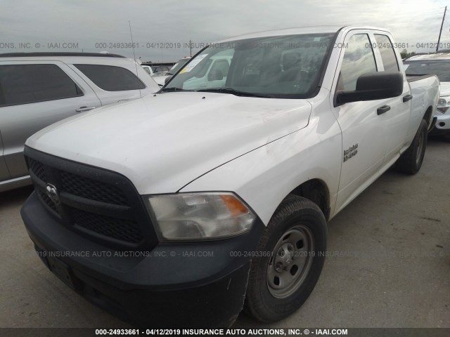1C6RR6FG7ES235387 - 2014 RAM 1500 ST WHITE photo 2