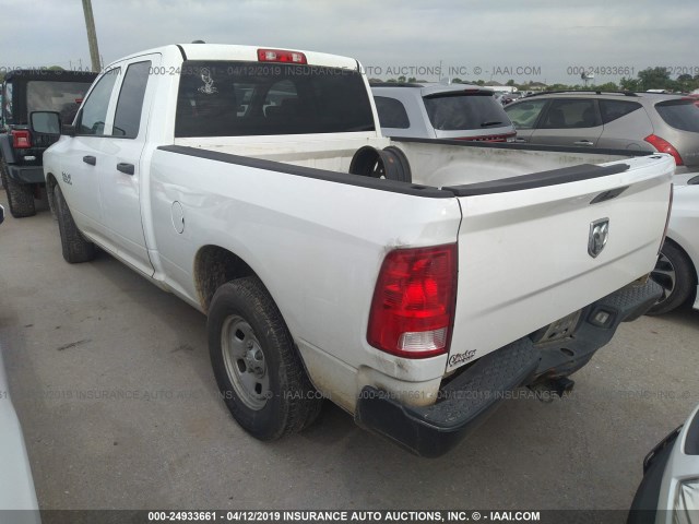 1C6RR6FG7ES235387 - 2014 RAM 1500 ST WHITE photo 3