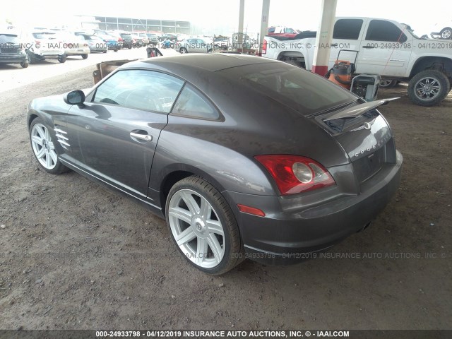 1C3AN69L14X007112 - 2004 CHRYSLER CROSSFIRE LIMITED GRAY photo 3