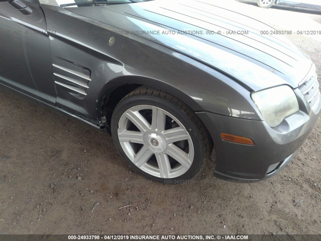 1C3AN69L14X007112 - 2004 CHRYSLER CROSSFIRE LIMITED GRAY photo 6