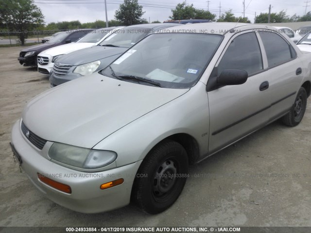 JM1BB1417T0330167 - 1996 MAZDA PROTEGE DX/LX/ES BEIGE photo 2