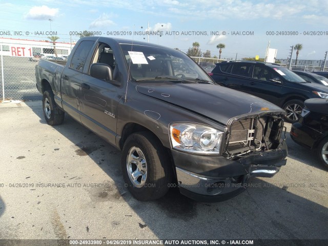 1D7HA18K08J163416 - 2008 DODGE RAM 1500 ST GRAY photo 1