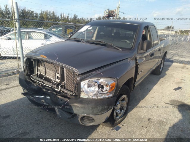 1D7HA18K08J163416 - 2008 DODGE RAM 1500 ST GRAY photo 2