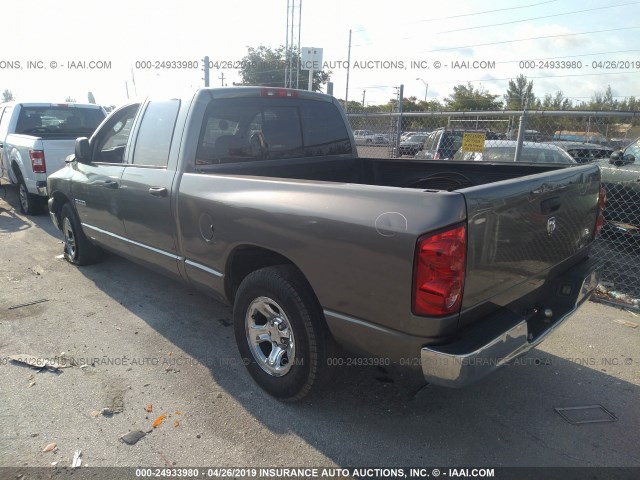 1D7HA18K08J163416 - 2008 DODGE RAM 1500 ST GRAY photo 3