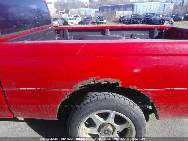 1N6DD21S9WC303901 - 1998 NISSAN FRONTIER XE RED photo 6