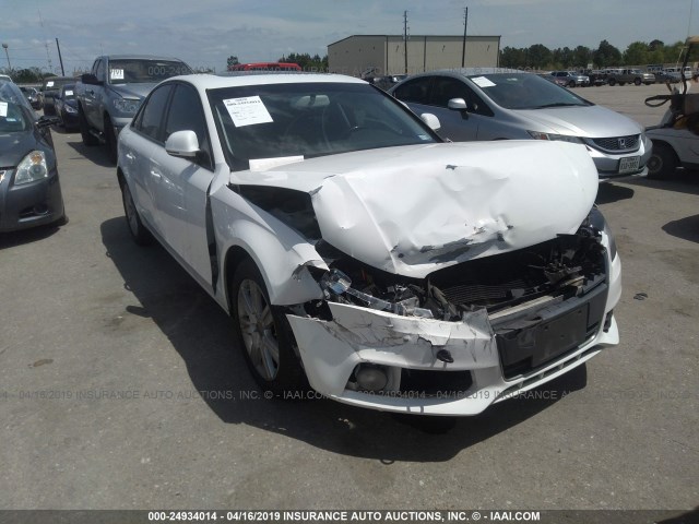 WAUJF78K59N060693 - 2009 AUDI A4 PREMIUM PLUS WHITE photo 1