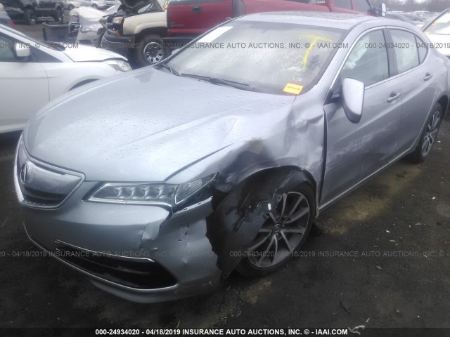 19UUB2F38HA007164 - 2017 ACURA TLX SILVER photo 6