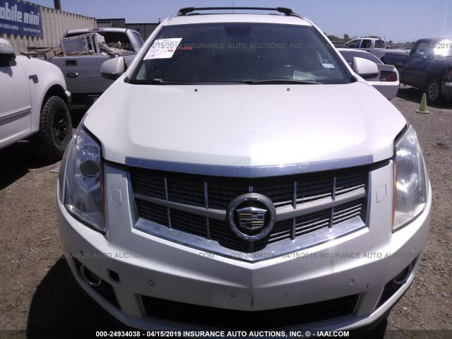 3GYFNBEY2AS650040 - 2010 CADILLAC SRX PERFORMANCE COLLECTION WHITE photo 6
