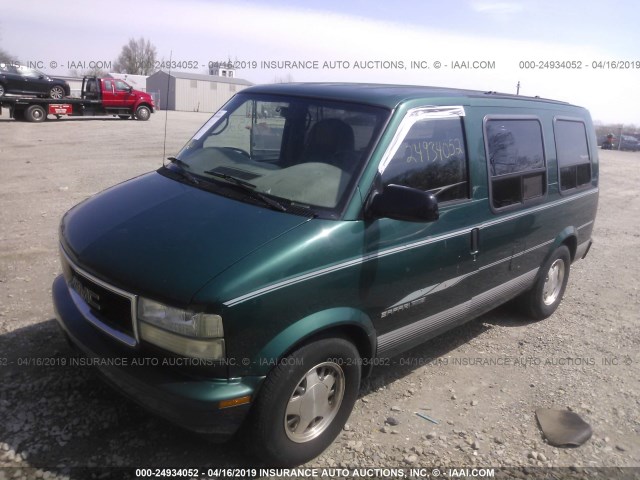 1GDEL19W3XB535974 - 1999 GMC SAFARI XT GREEN photo 2