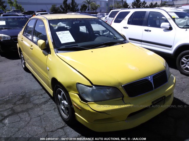 JA3AJ86E62U039883 - 2002 MITSUBISHI LANCER OZ RALLY YELLOW photo 1