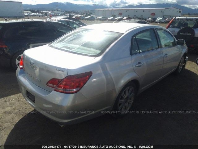 4T1BK36B06U102408 - 2006 TOYOTA AVALON XL/XLS/TOURING/LIMITED SILVER photo 4