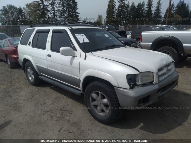 JN8DR09Y41W573809 - 2001 NISSAN PATHFINDER LE/SE/XE WHITE photo 1