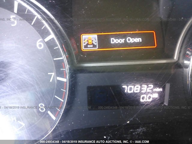 5N1AR2MN0DC671678 - 2013 NISSAN PATHFINDER S/SV/SL/PLATINUM GRAY photo 7