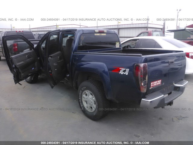 1GCDT136348198059 - 2004 CHEVROLET COLORADO BLUE photo 3