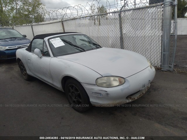 JM1NB3538X0108199 - 1999 MAZDA MX-5 MIATA WHITE photo 1