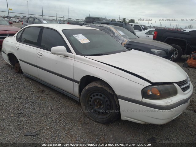 2G1WF52E459228328 - 2005 CHEVROLET IMPALA WHITE photo 1