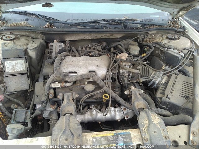 2G1WF52E459228328 - 2005 CHEVROLET IMPALA WHITE photo 10