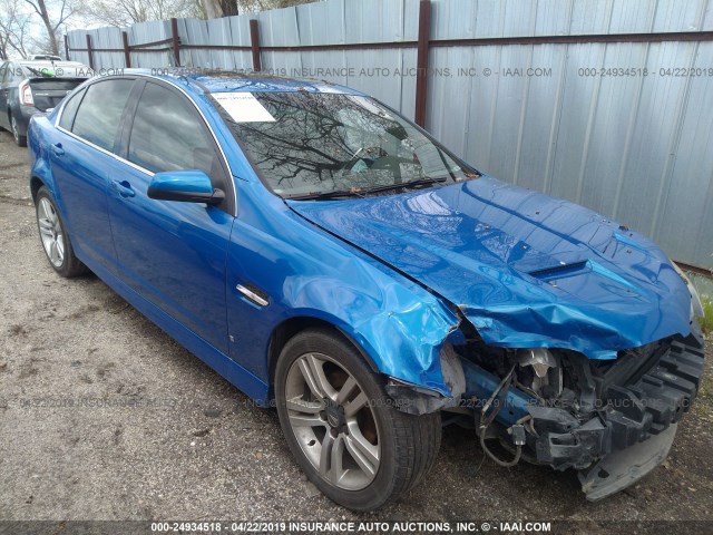 6G2ER57769L162276 - 2009 PONTIAC G8 BLUE photo 1