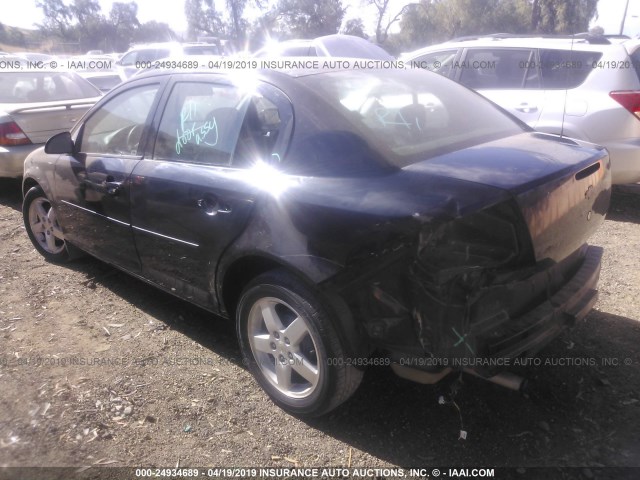 1G1AF5F58A7237050 - 2010 CHEVROLET COBALT 2LT BLACK photo 3