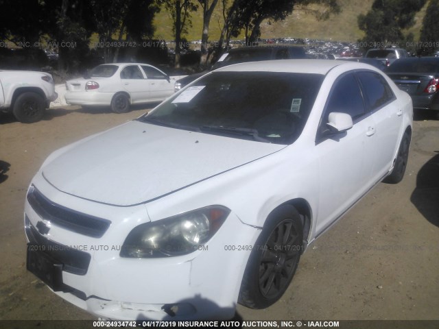 1G1ZC5EB6AF196040 - 2010 CHEVROLET MALIBU 1LT 白色 照片 2