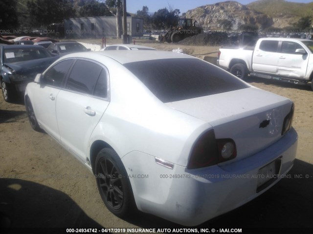 1G1ZC5EB6AF196040 - 2010 CHEVROLET MALIBU 1LT 白色 照片 3