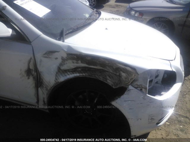 1G1ZC5EB6AF196040 - 2010 CHEVROLET MALIBU 1LT 白色 照片 6