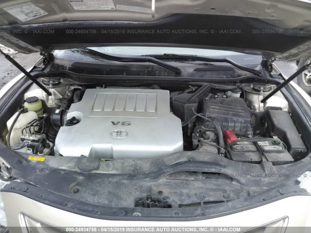 4T1BK46K19U594084 - 2009 TOYOTA CAMRY SE/LE/XLE TAN photo 10