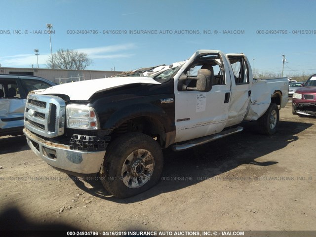 1FTSW31F8YEB43191 - 2000 FORD F350 SRW SUPER DUTY WHITE photo 2