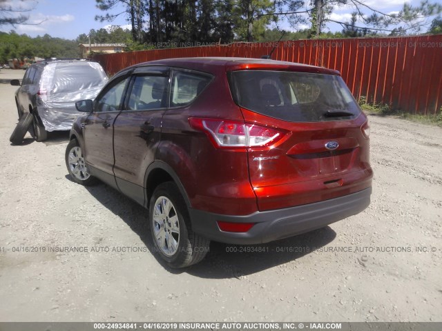 1FMCU0F75FUB18564 - 2015 FORD ESCAPE S RED photo 3