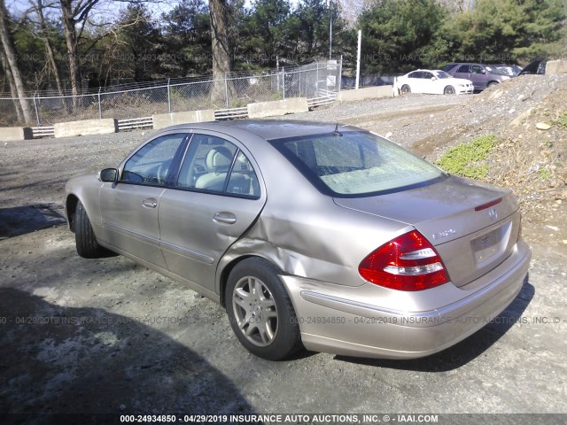 WDBUF65J53A111158 - 2003 MERCEDES-BENZ E 320 GOLD photo 3