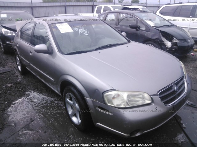 JN1CA31D9YT713649 - 2000 NISSAN MAXIMA GLE/GXE/SE GRAY photo 1