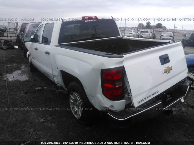 3GCPCREC8EG490977 - 2014 CHEVROLET SILVERADO C1500 LT WHITE photo 3