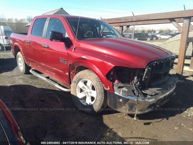 1C6RR7LG2ES375549 - 2014 RAM 1500 SLT RED photo 1