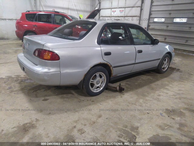 2T1BR12E02C541510 - 2002 TOYOTA COROLLA CE/LE/S SILVER photo 4