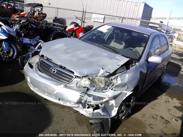 1NXBR32E05Z559228 - 2005 TOYOTA COROLLA CE/LE/S SILVER photo 2