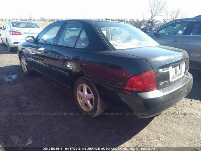 3N1AB51A44L472586 - 2004 NISSAN SENTRA 2.5S BLACK photo 3