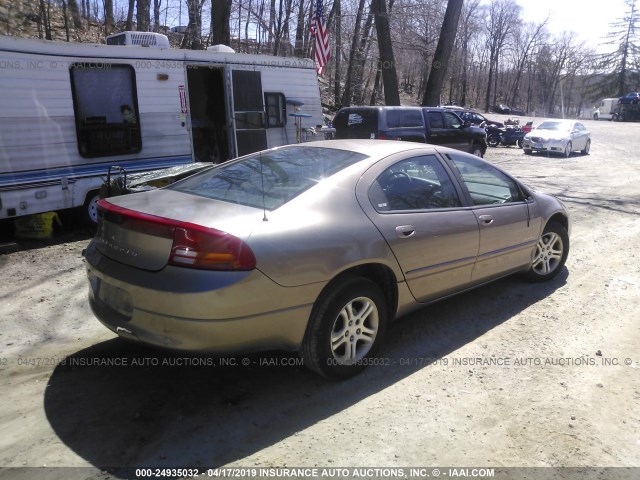 2B3HD56J8YH246226 - 2000 DODGE INTREPID ES TAN photo 4