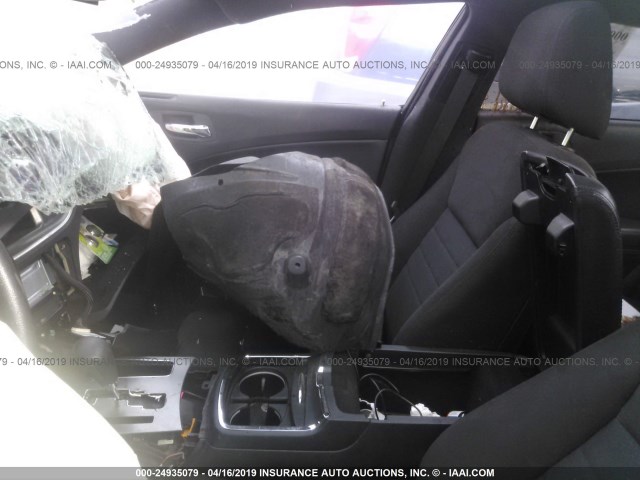 2C3CDXBG7CH103036 - 2012 DODGE CHARGER SE BLACK photo 5