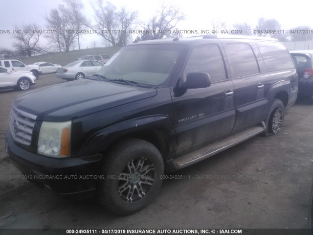 3GYFK66N43G308146 - 2003 CADILLAC ESCALADE ESV BLACK photo 2