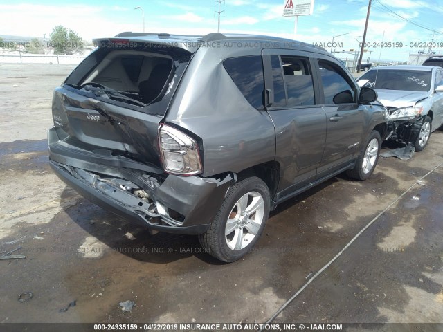 1C4NJDBB0CD662120 - 2012 JEEP COMPASS SPORT GRAY photo 4