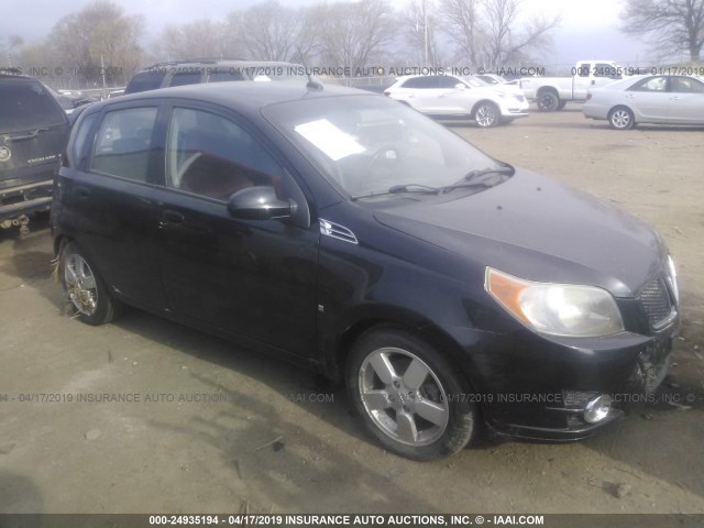 KL2TD66E59B632892 - 2009 PONTIAC G3 BLACK photo 1