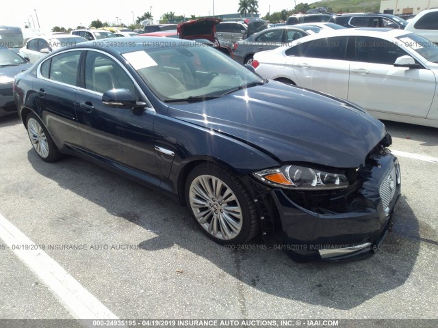 SAJWA0HB4CLS47118 - 2012 JAGUAR XF PORTFOLIO Dark Blue photo 1