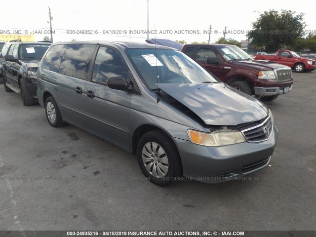 2HKRL18582H518934 - 2002 HONDA ODYSSEY LX GRAY photo 1