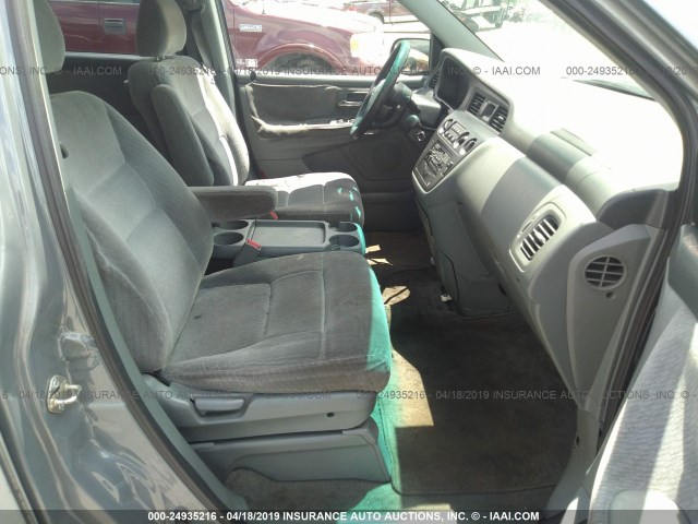 2HKRL18582H518934 - 2002 HONDA ODYSSEY LX GRAY photo 5