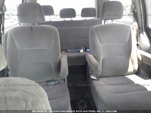 2HKRL18582H518934 - 2002 HONDA ODYSSEY LX GRAY photo 8