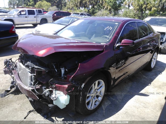 1G11C5SL7FF226633 - 2015 CHEVROLET MALIBU 1LT 栗色 照片 2